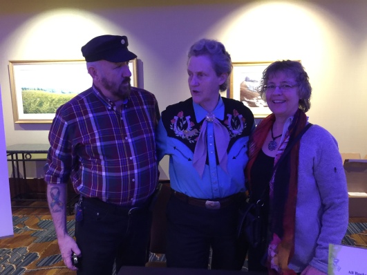 Left to Right, Ken Temple Grandin and Christina